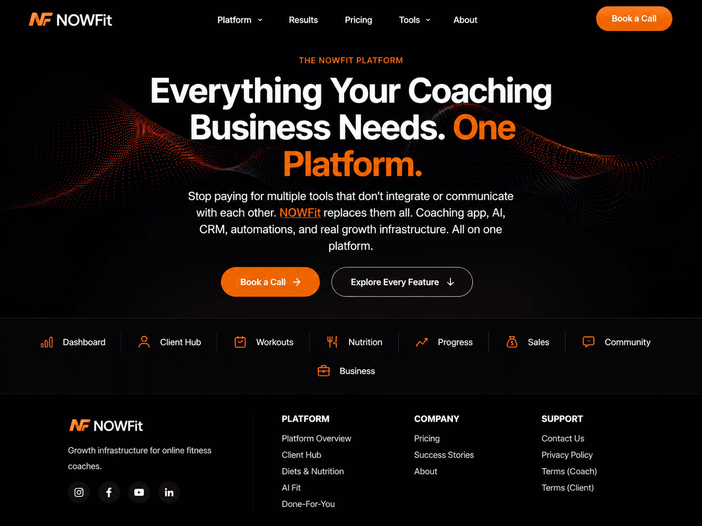 NowFit: Fitness Coaching Platform