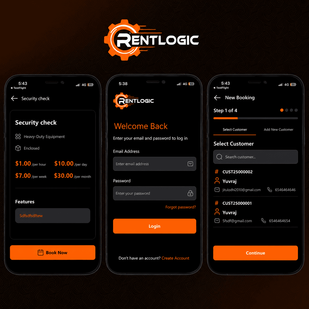 Rental Management App- Rent Logic