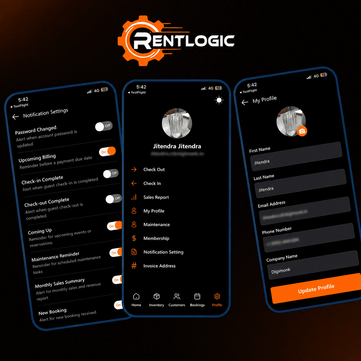 Rental Management App- Rent Logic