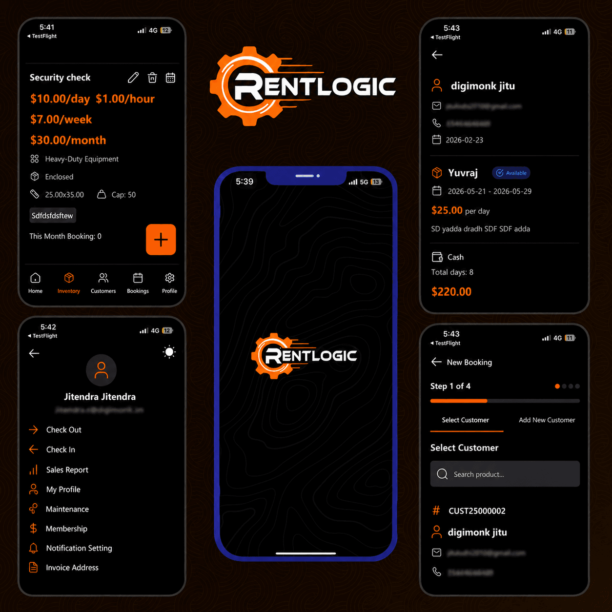 Rental Management App- Rent Logic