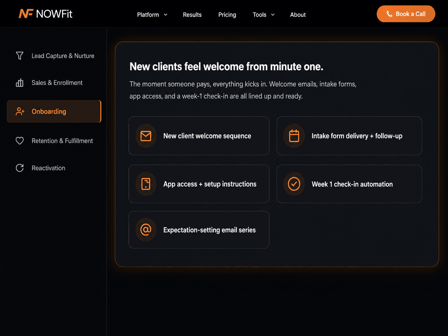 NowFit: Fitness Coaching Platform