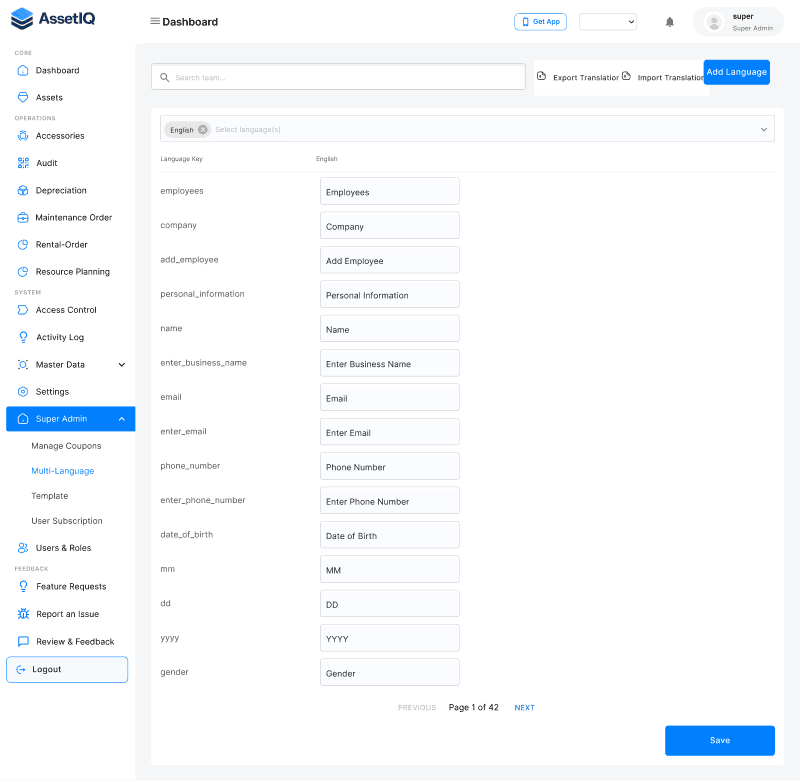 AssetIQ- Asset Management Software