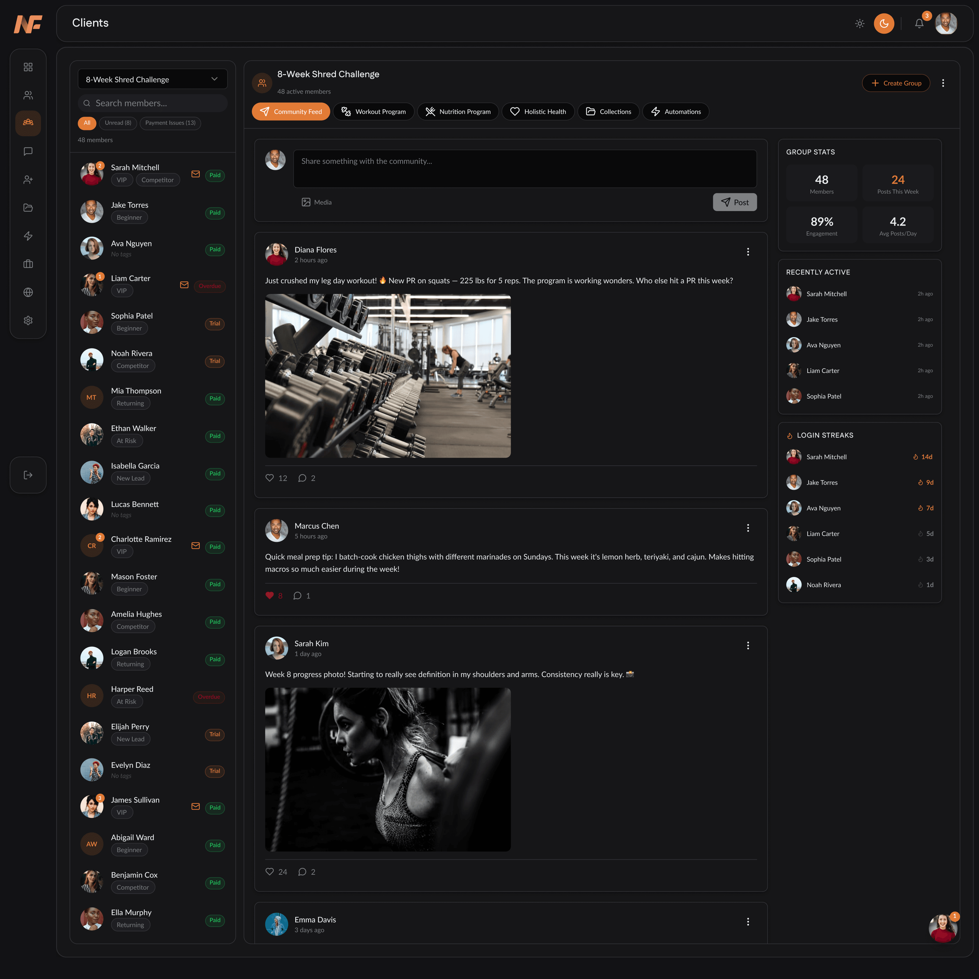 NowFit: Fitness Coaching Platform