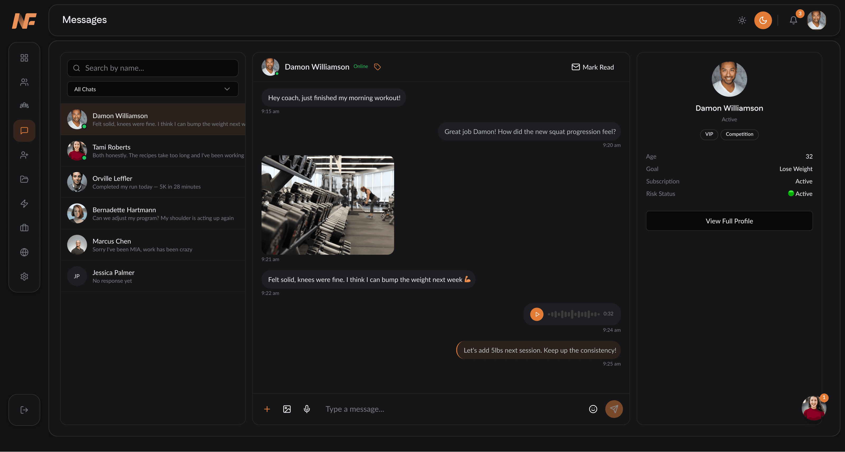 NowFit: Fitness Coaching Platform
