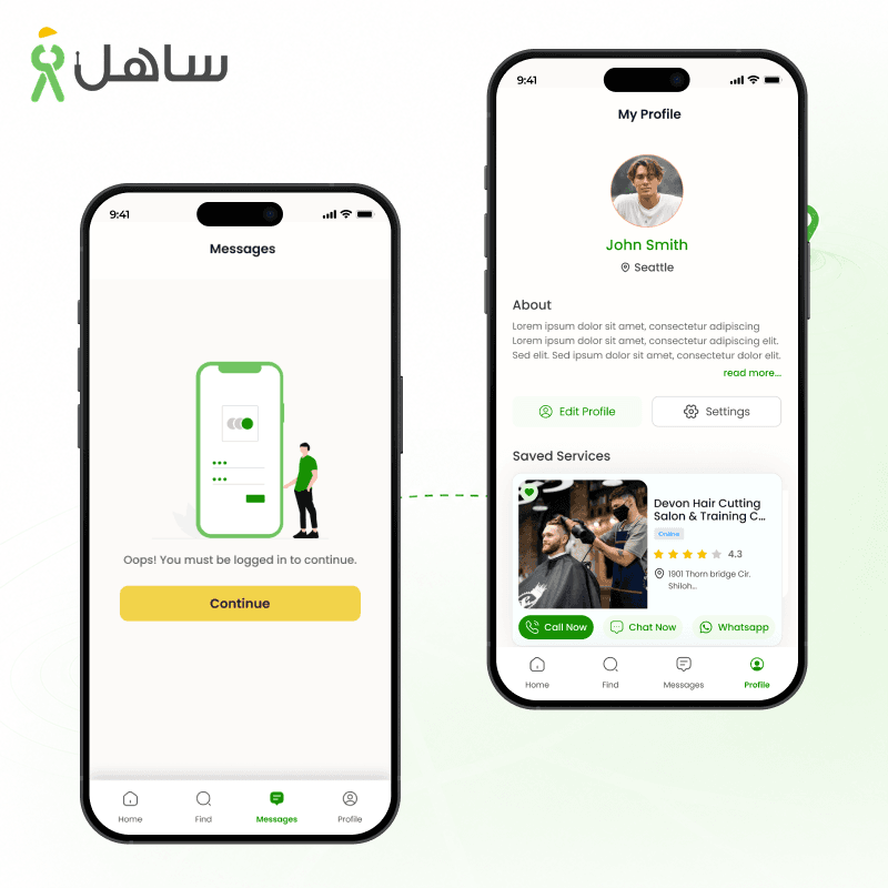 Sahel- Technicians Marketplace Mobile app