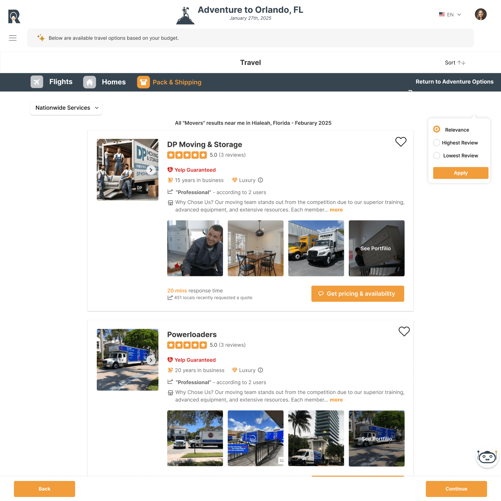 Reloc8- Relocation Web App