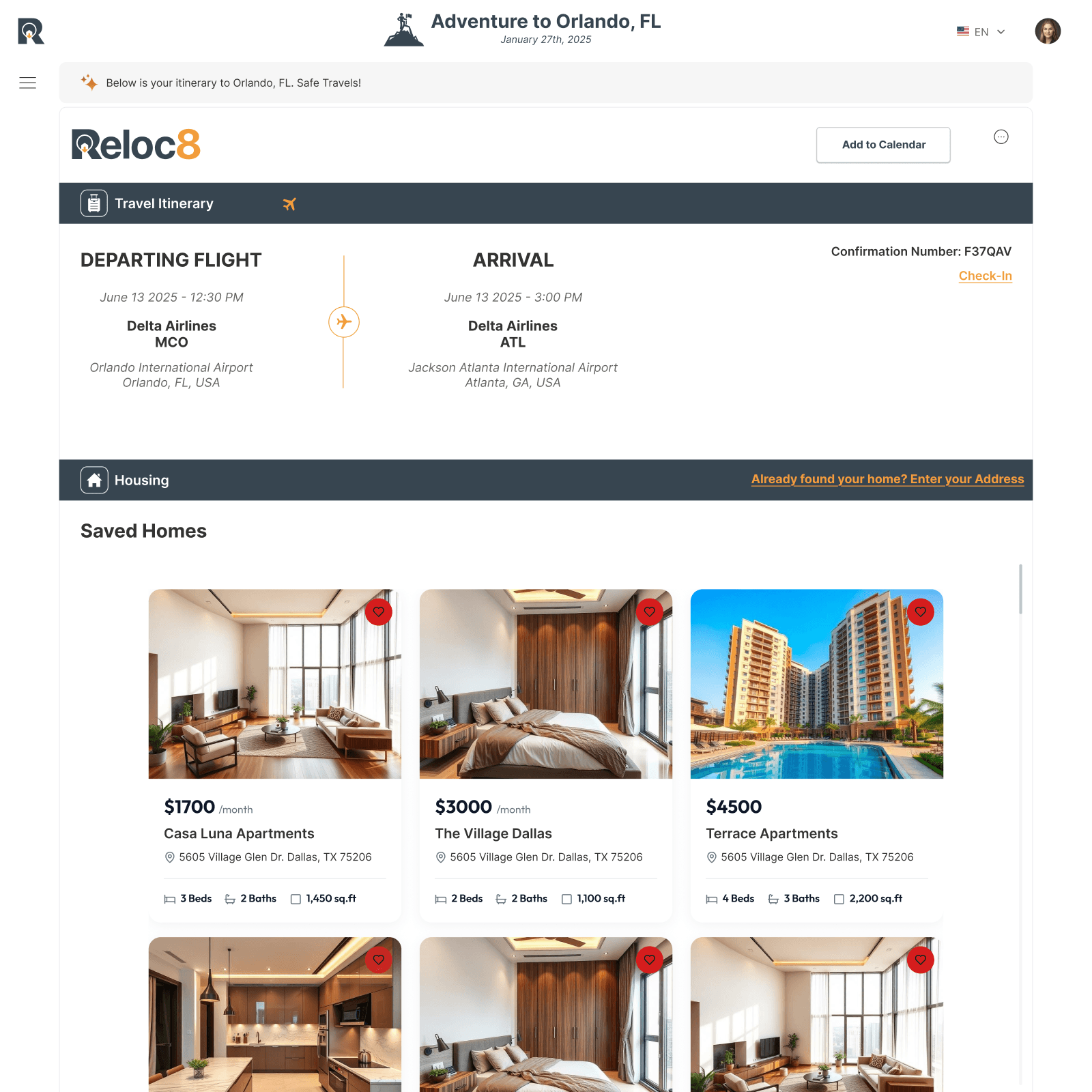 Reloc8- Relocation Web App