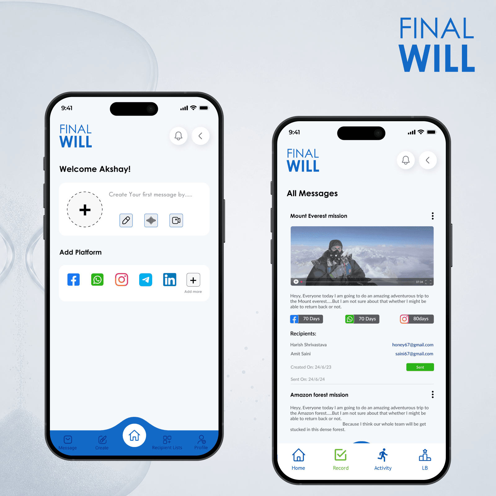 Final Will- Messages That Last a Lifetime