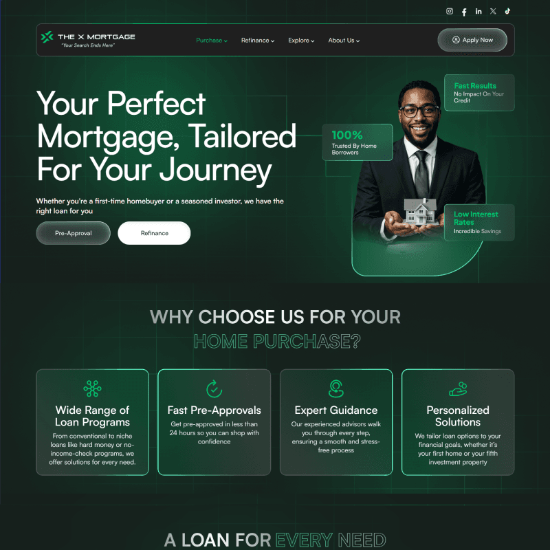 TheXMortgage-Web App Platform