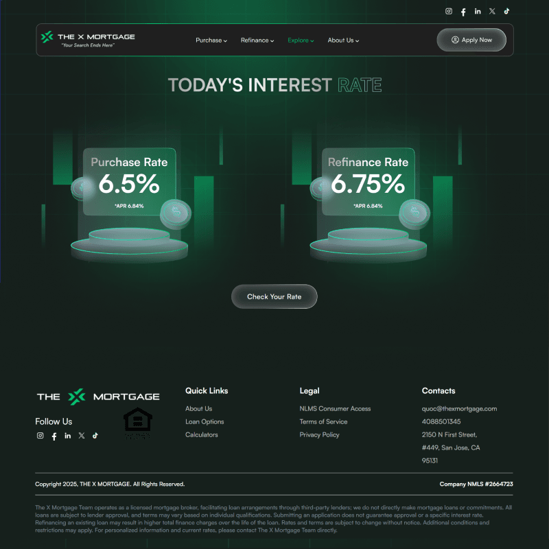 TheXMortgage-Web App Platform