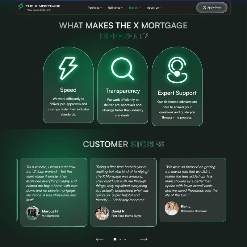 TheXMortgage-Web App Platform