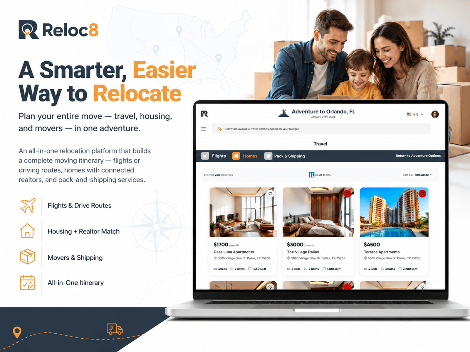 Reloc8- Relocation Web App