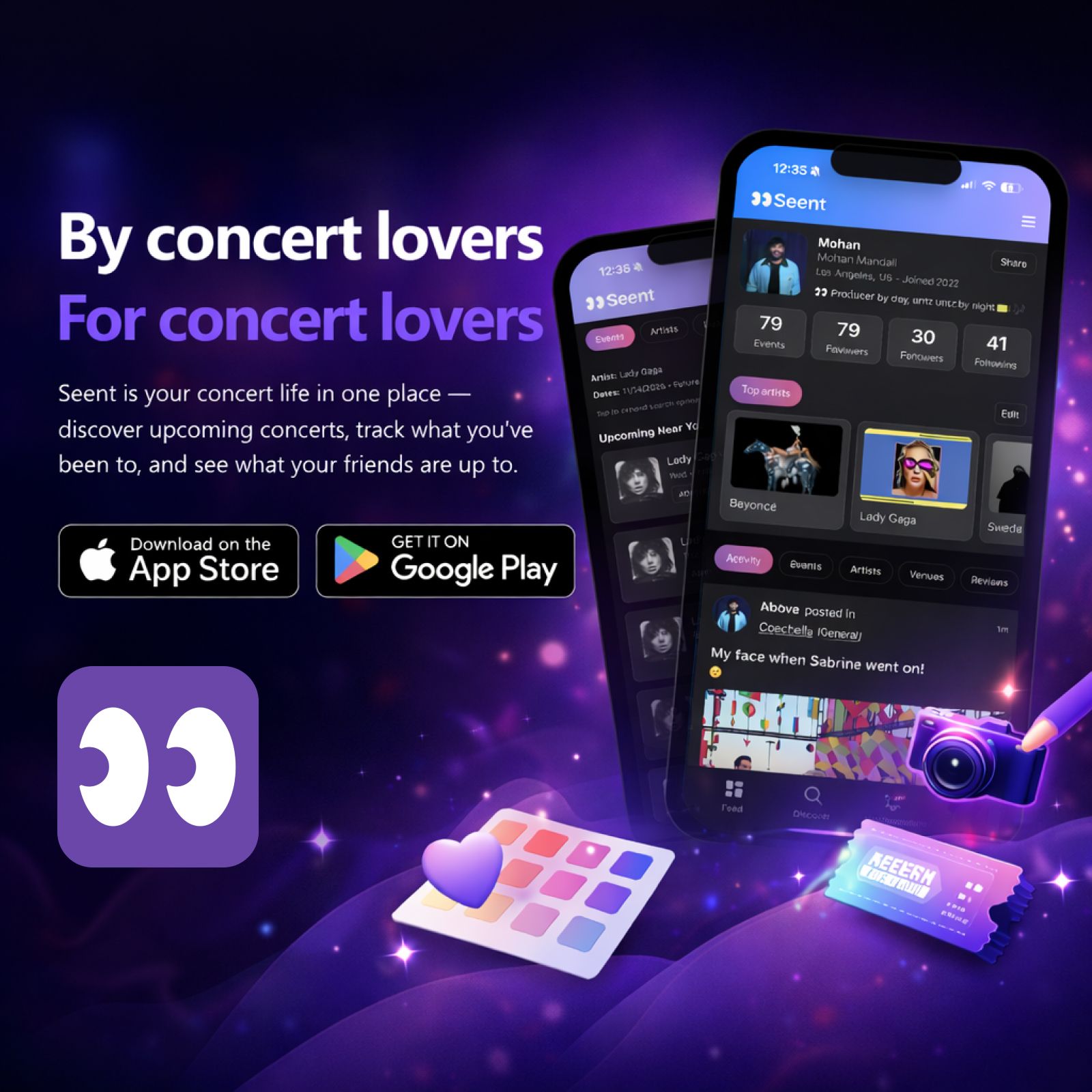 Seent IOS & Andriod Mobile App